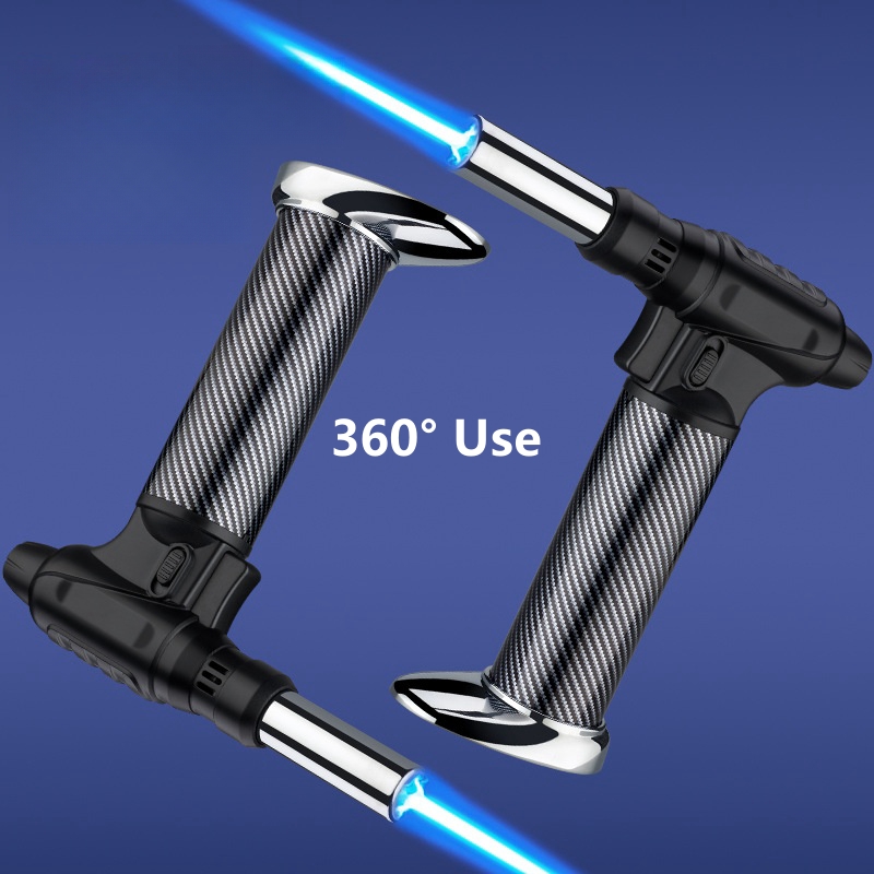 Camping Cooking Torch - 360° Ignition Butane Gas Lighter Integrated