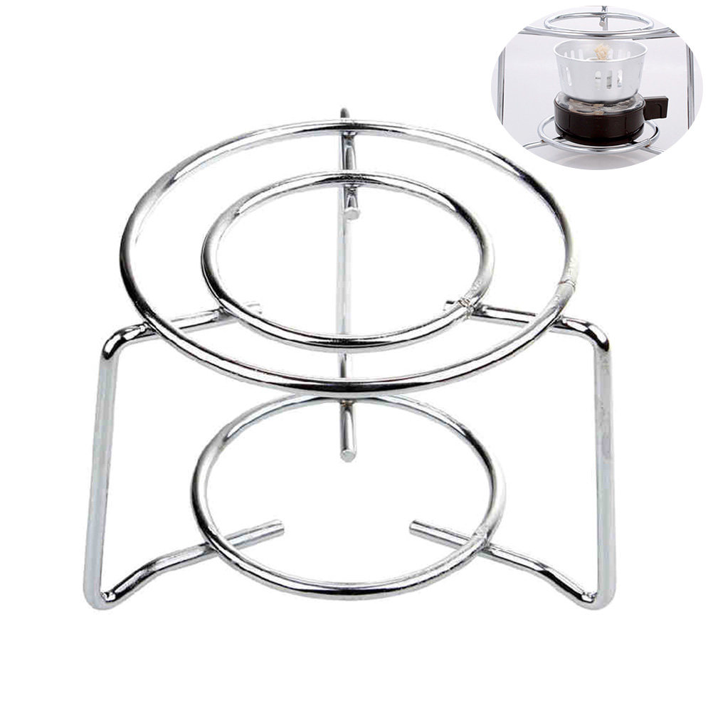 Camping Cooking Accessories - Stainless Steel Round Stove Stand Stable