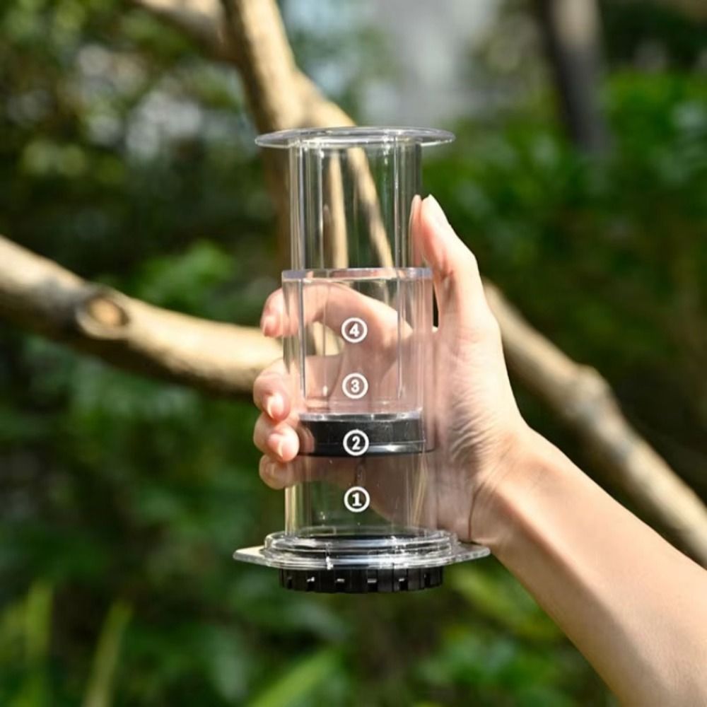 Camping Cooking Accessories - Portable Coffee Kettle French Style Anti-slip