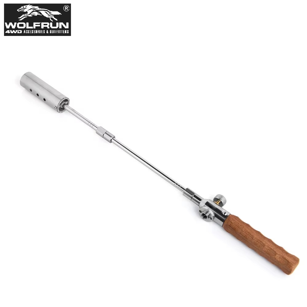 Camping Cooking Propane - Detachable 3-Section Adjustable Flame Torch Portable
