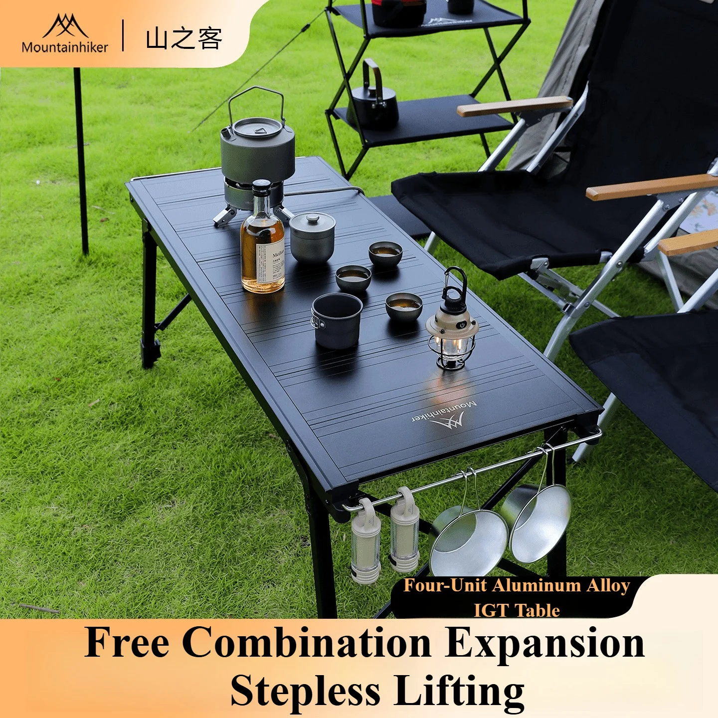 Camping Cooking Appliances - Mountainhiker Camping Folding Lift Removable Multi