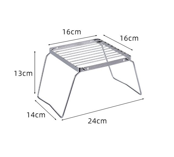 Camping Cooking Appliances - Outdoor Stainless Steel Stove Holder Camping
