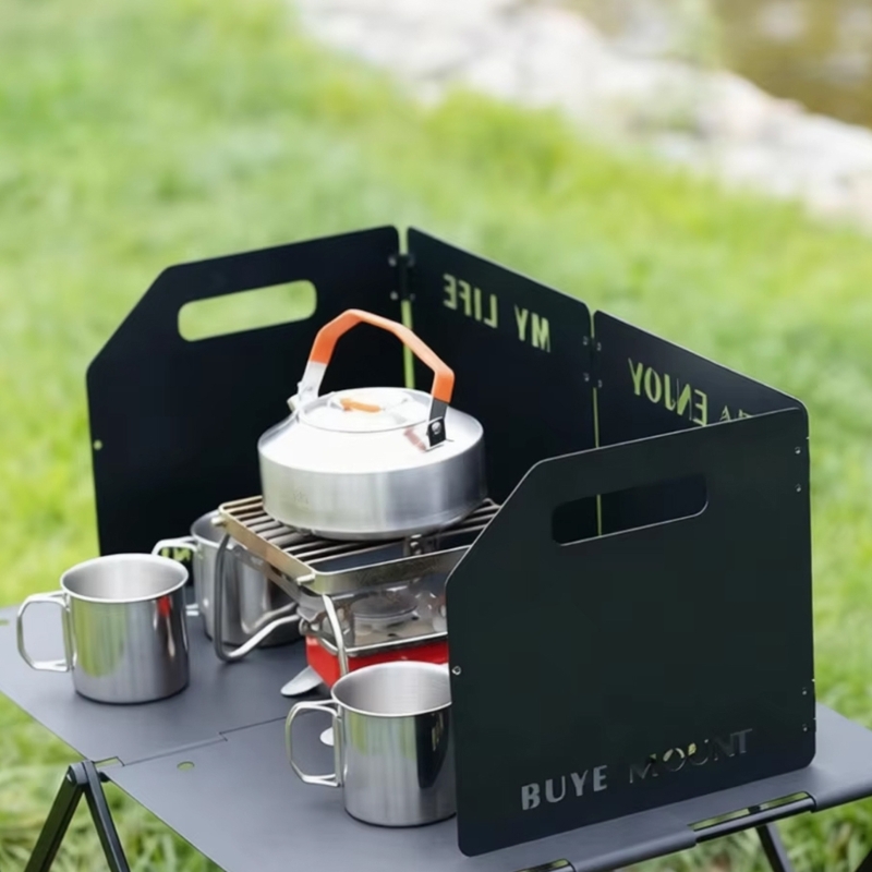 Camping No Cooking Meals - Camp Cooker Side Screen for Outdoor