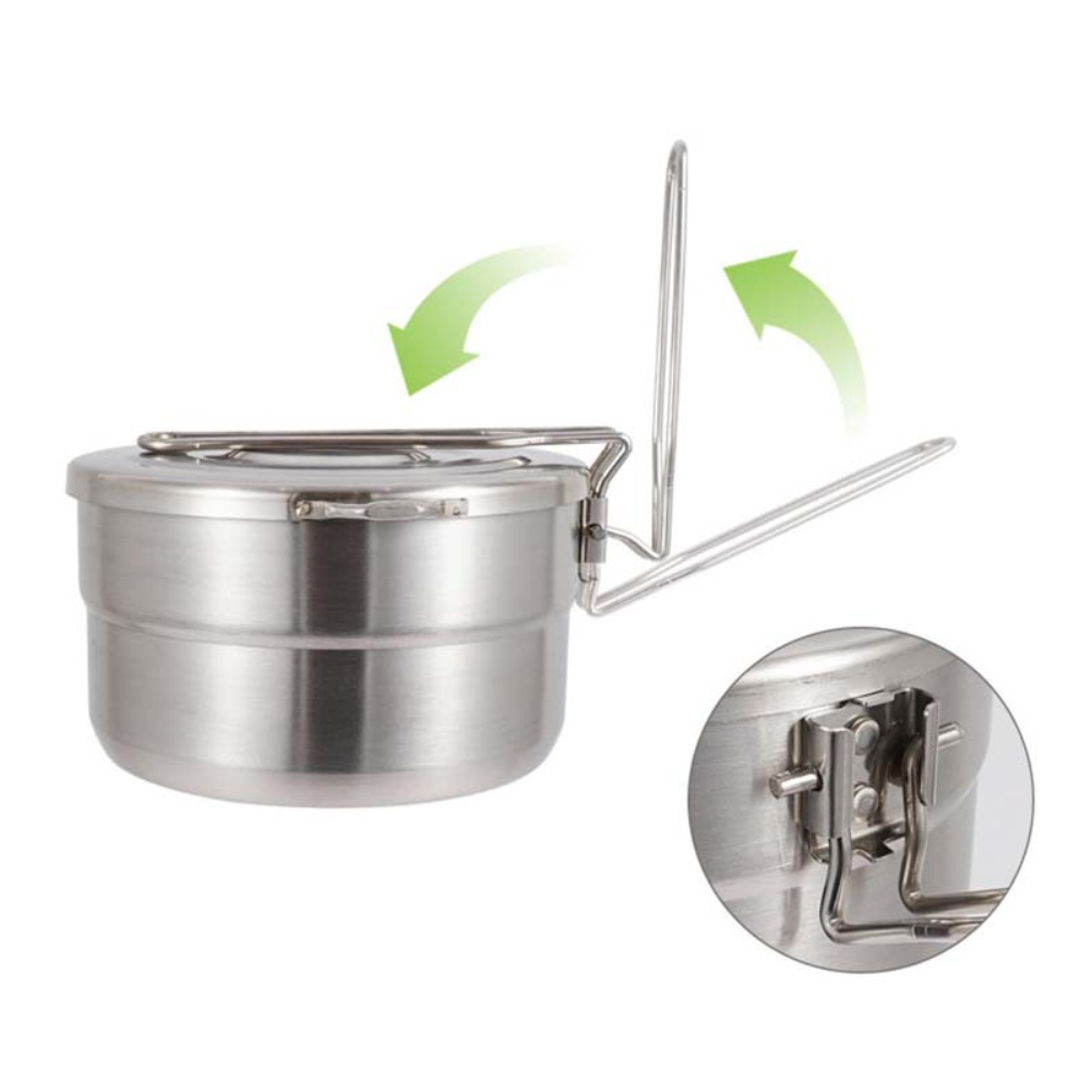 Stainless Steel Outdoor Cookin - Camping No Cooking Meals recension och pris