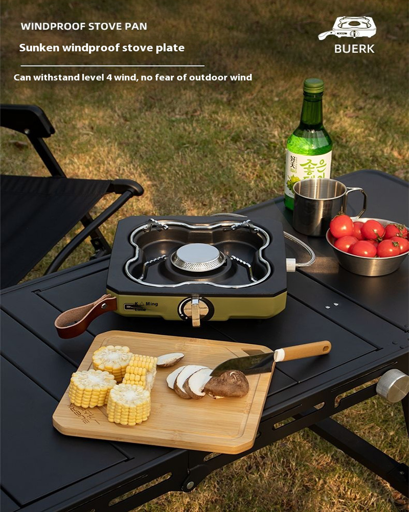 Buerk Desktop Outdoor Gas Stov - Camping Cooking Propane recension och pris