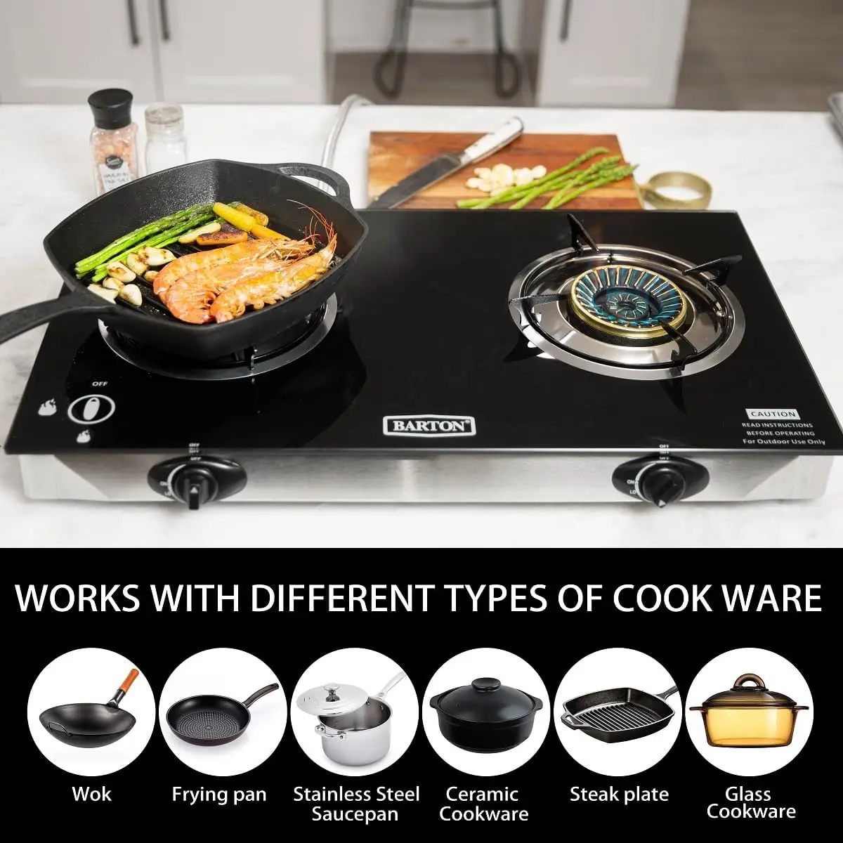 2 Burner Propane Gas Stove, 25 - Camping Cooking Propane recension och pris