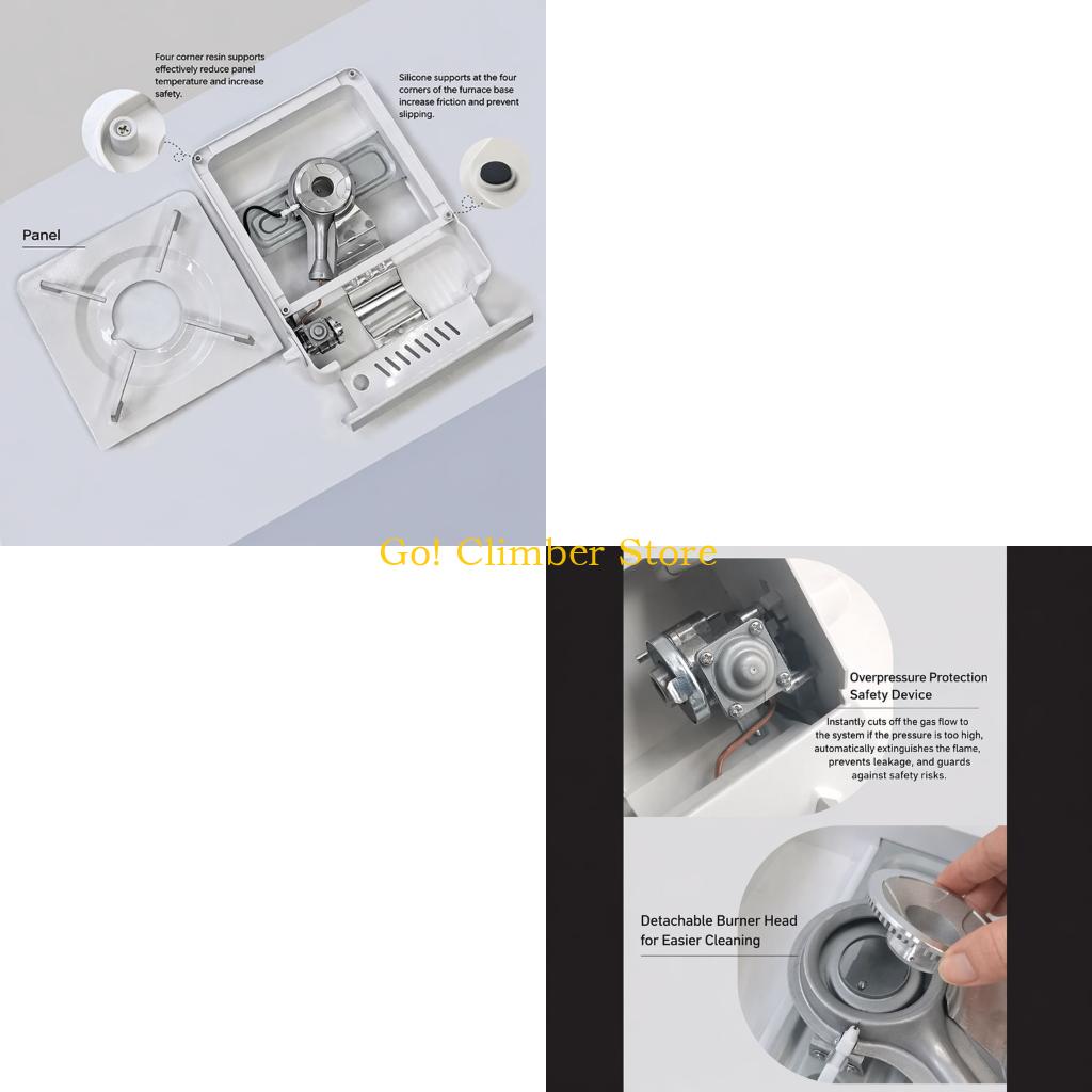 Q84C Single Burners Camp Stove - Camping No Cooking Meals recension och pris