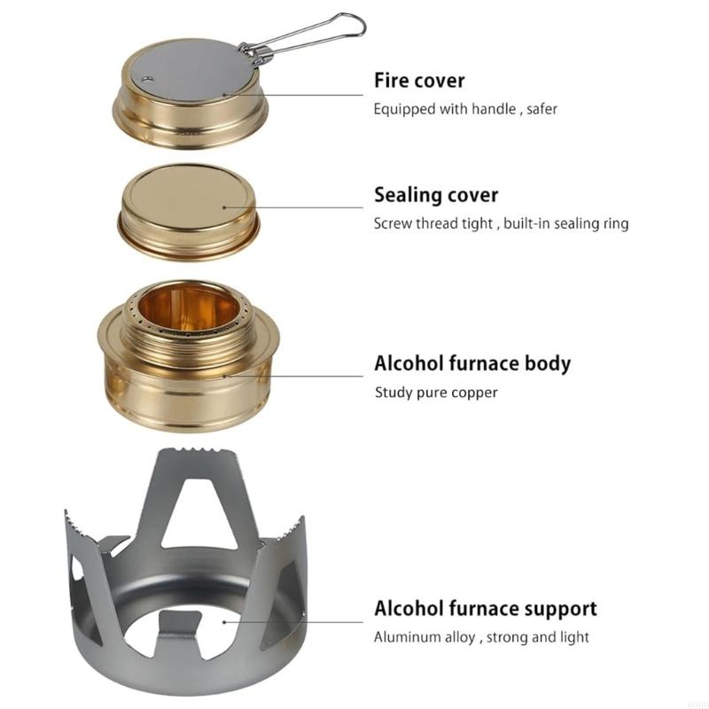 Trail Meal Stove Set for Camp  - Camping No Cooking Meals recension och pris