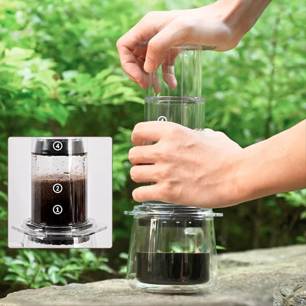Portable Coffee Kettle French  - Camping Cooking Accessories recension och pris