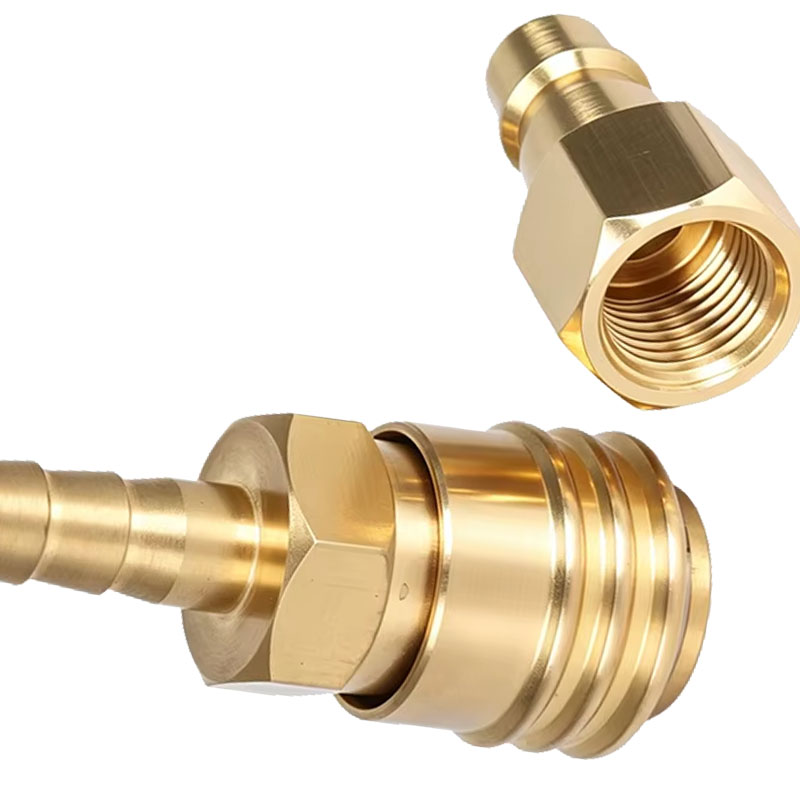 8mm Brass LPG Gas Quick Releas - Camping Cooking Propane recension och pris