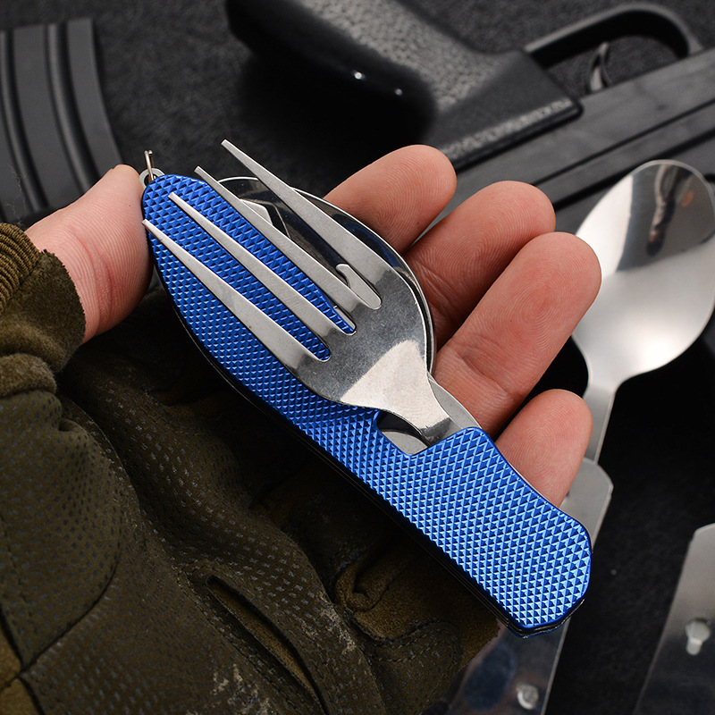 4 in1 Foldable Camping Utensil - Camping Cooking And Cutlery Set recension och pris