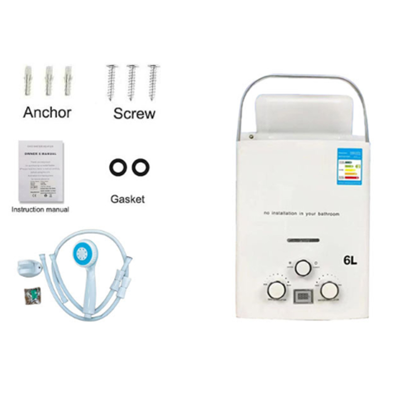 Propane Water Heater 6L Instan - Camping Cooking Propane recension och pris