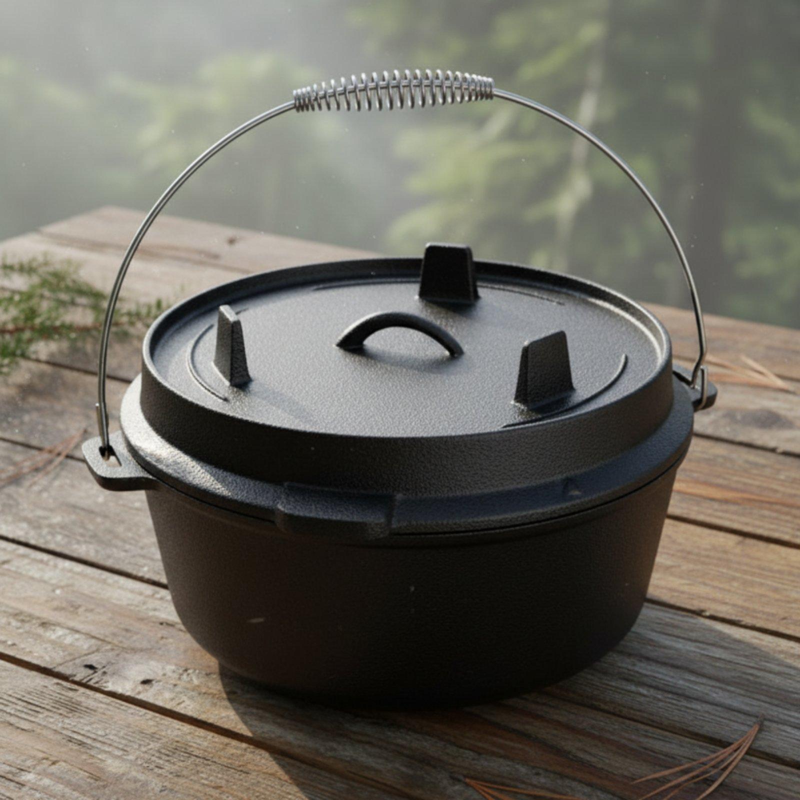 Outdoor Cast Iron Dutch Oven U - Camp Dutch Oven Cast recension och pris