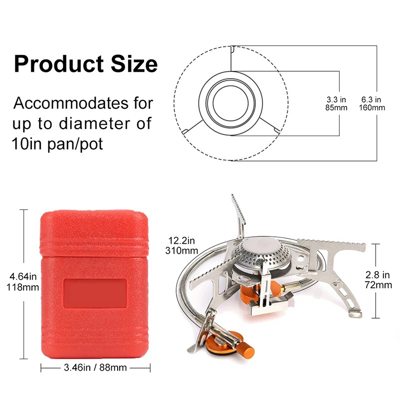 Camping Gas Stove Portable Fol - Camping Cooking Gadgets recension och pris