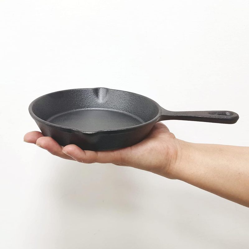 6 Inch Cast Iron Skillet, Fryi - Camping Cooking Frying Pan recension och pris