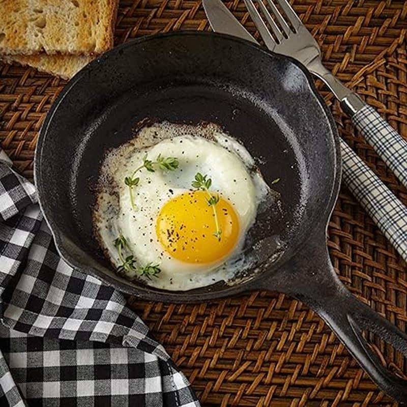 6 Inch Cast Iron Skillet, Fryi - Camping Cooking Frying Pan recension och pris