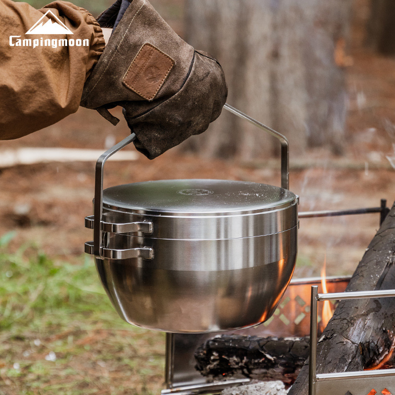 Multi-Purpose Camping Pot - 30 - Camping Cooking Dutch Oven recension och pris
