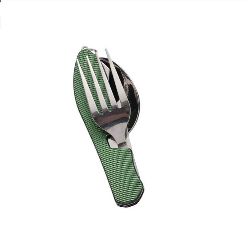 Foldable Stainless Steel Cutle - Camping Cooking And Cutlery Set recension och pris