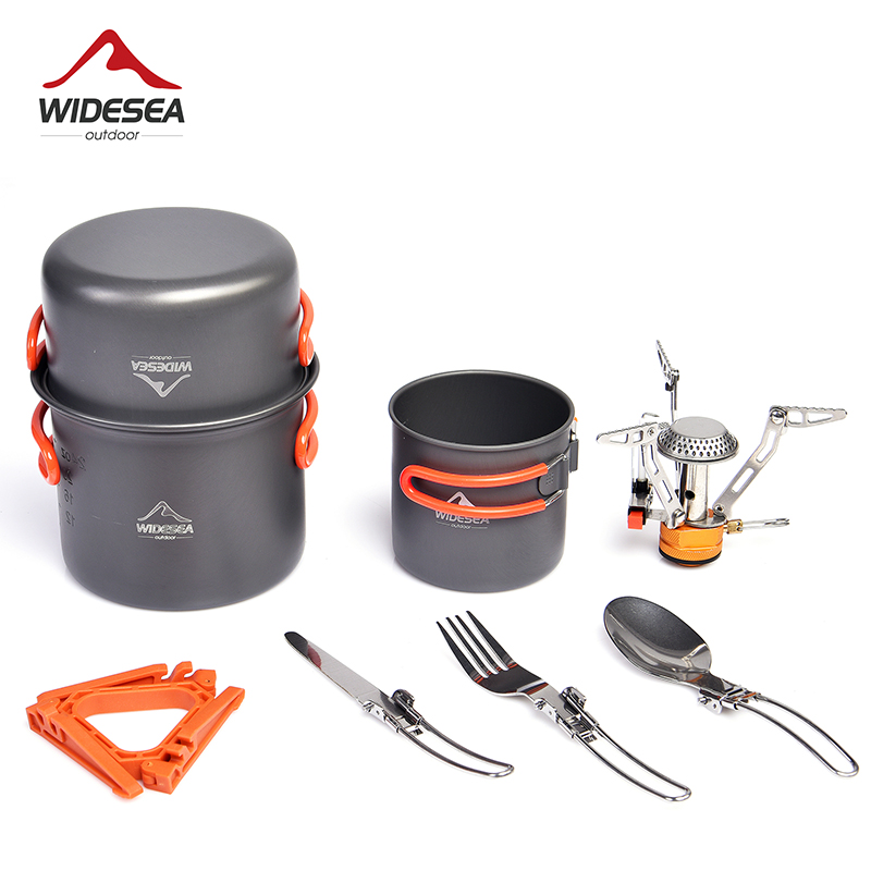 Widesea Camping Cookware Set O - Camping Cooking Utensil Set recension och pris