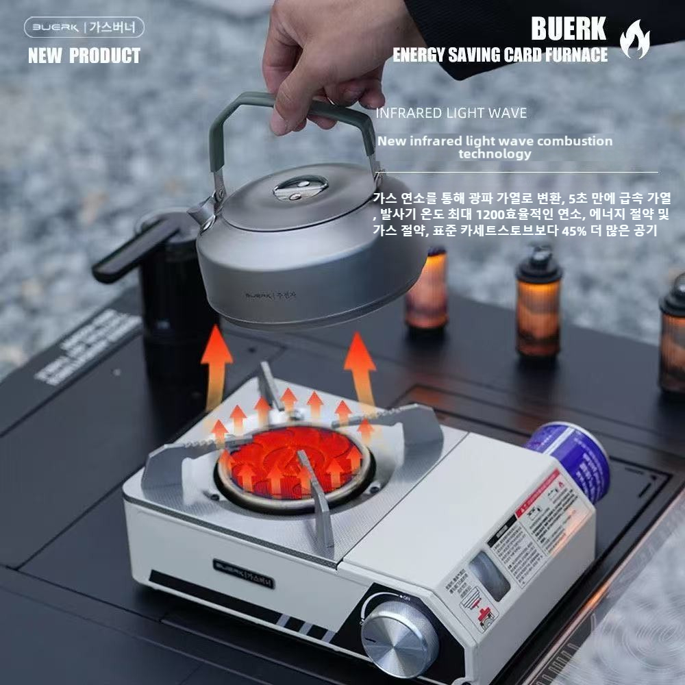 BUERK 4000W Infrared Stove Por - Camping Cooking Butane recension och pris