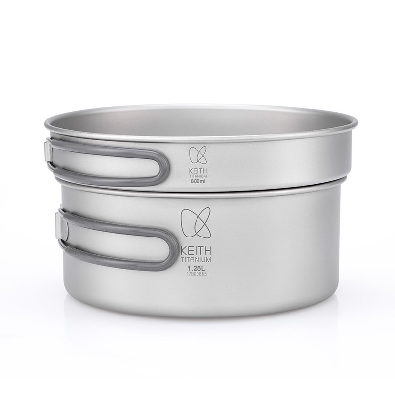 KEITH Pure Titanium 2-Piece Co - Camping Cooking Utensil Set recension och pris