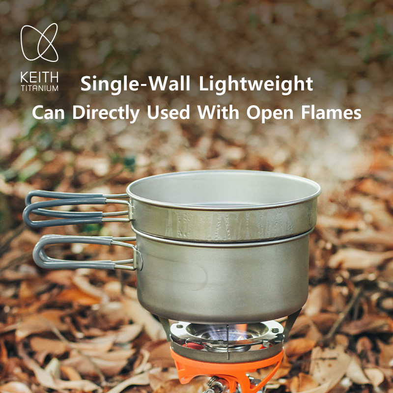 KEITH Pure Titanium 2-Piece Co - Camping Cooking Utensil Set recension och pris
