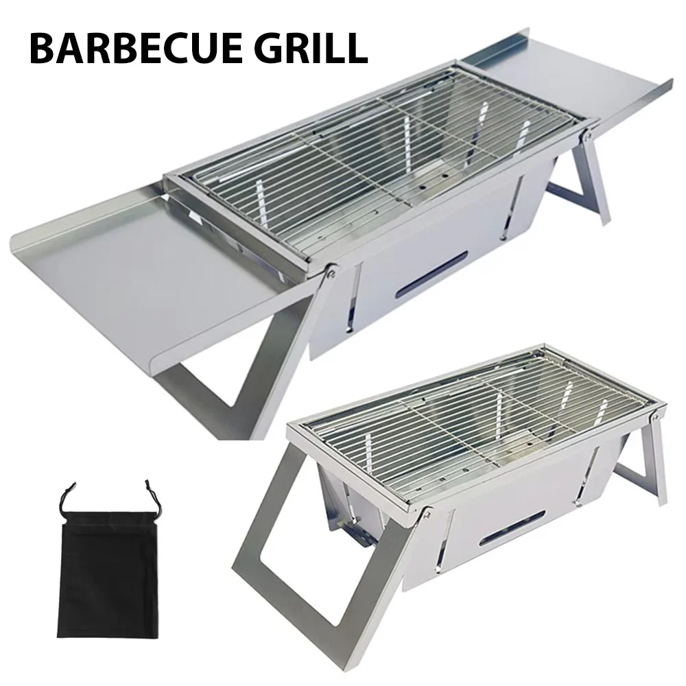 Stainless Steel Portable BBQ G - Camping Cooking Set Compact recension och pris