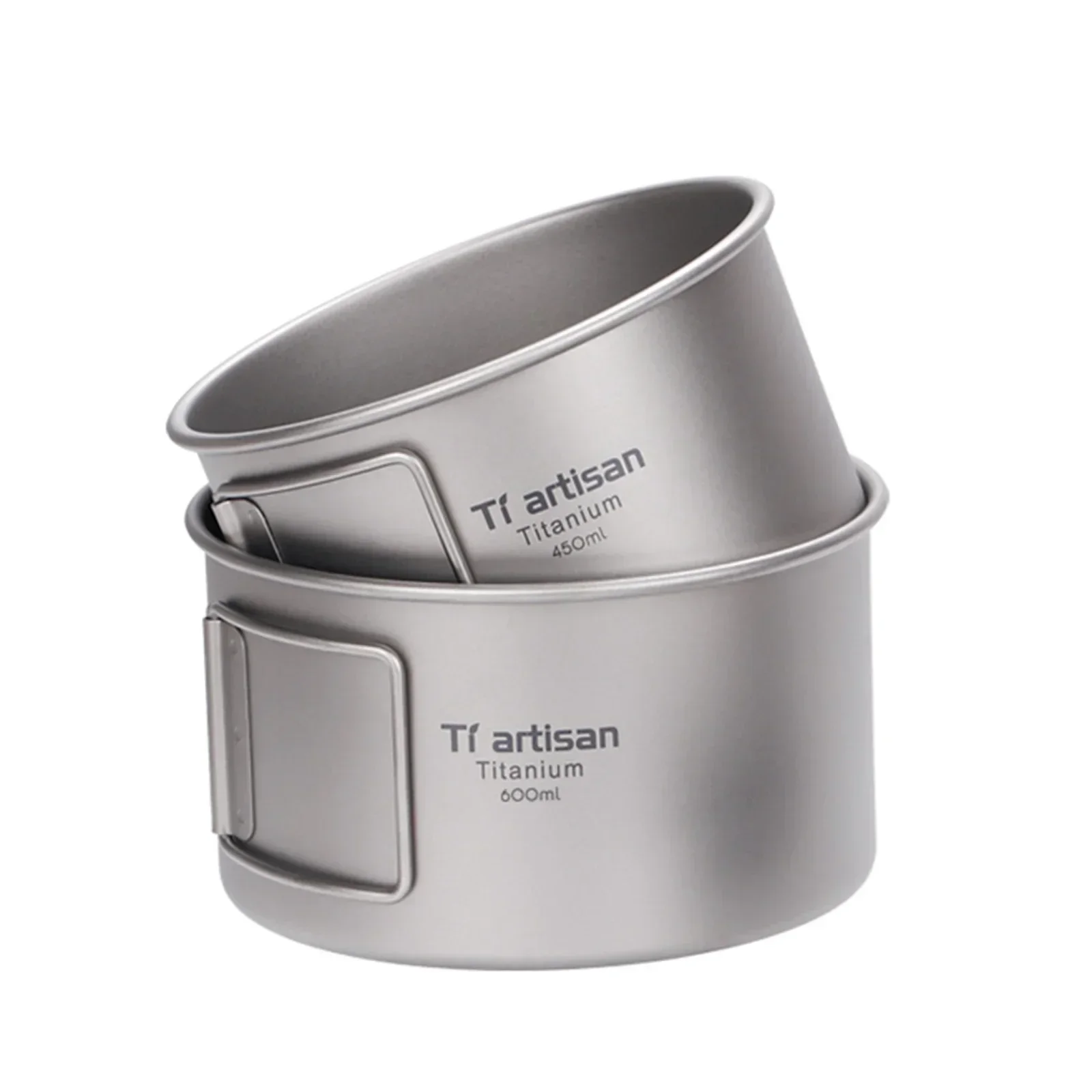 Titanium Bowl With Folding Han - Camping Cooking Hardware recension och pris