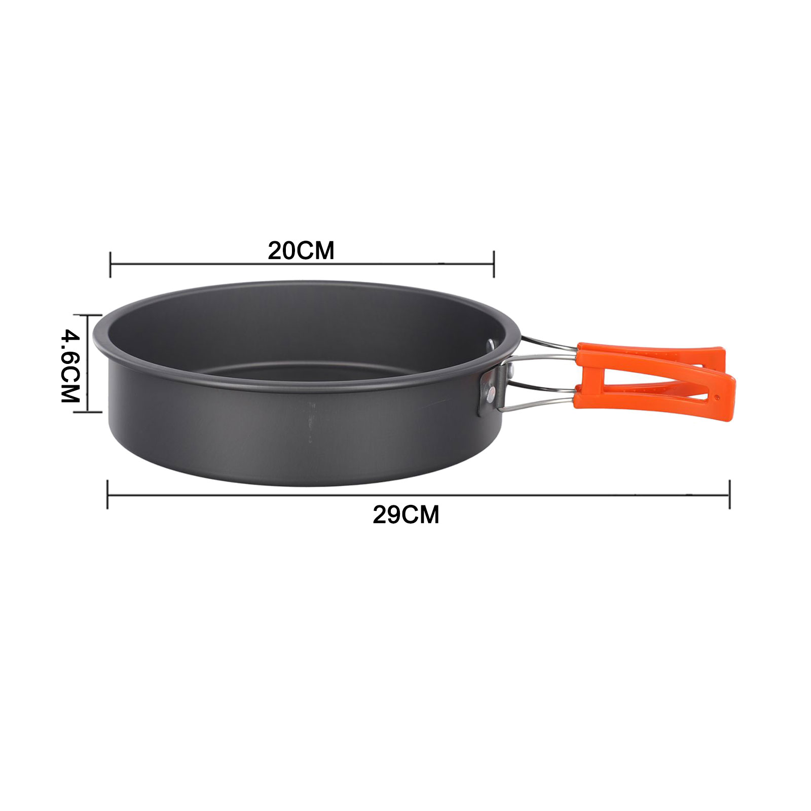 1pc Frying Pan Alumina Conduct - Camping Cooking Frying Pan recension och pris