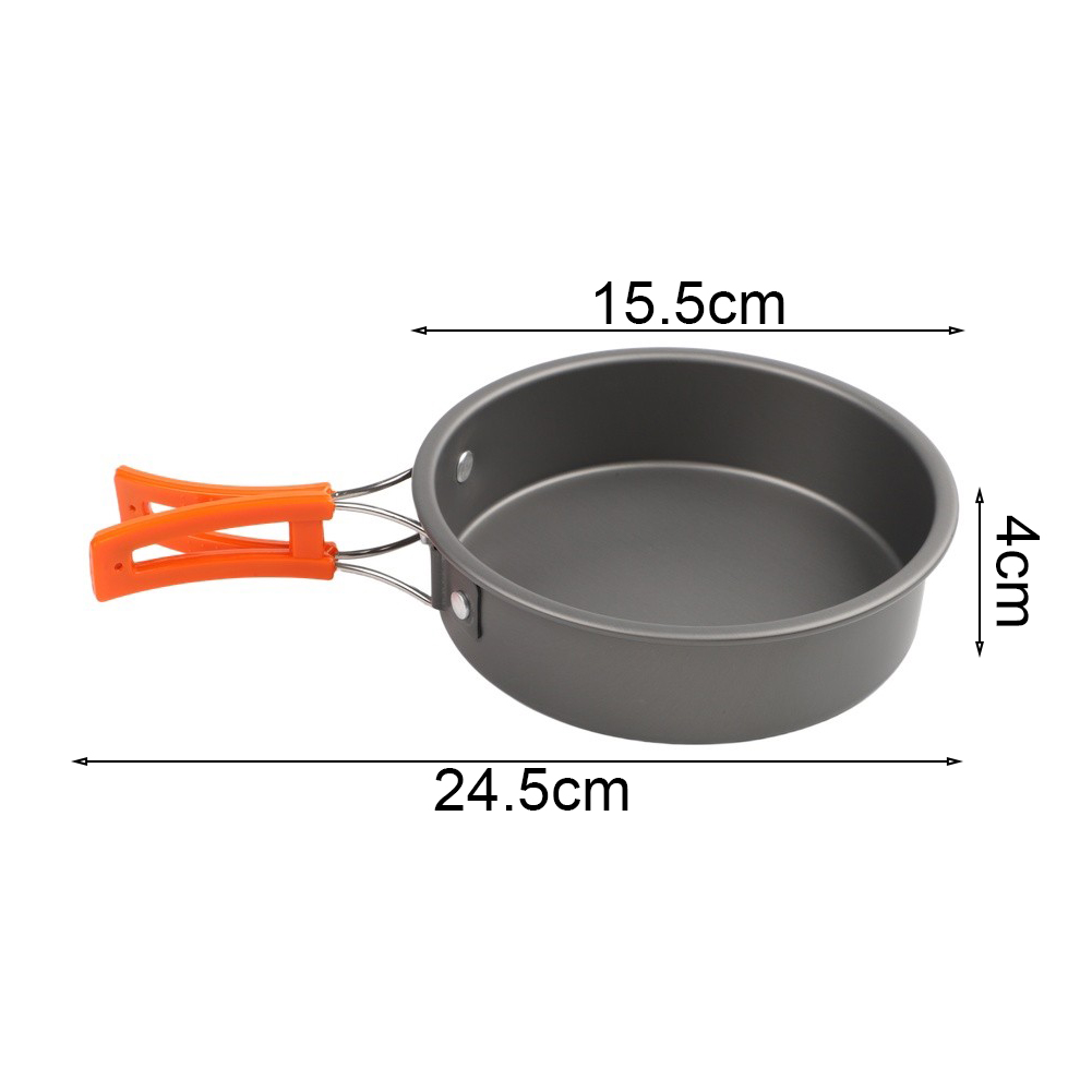 1pc Frying Pan Alumina Conduct - Camping Cooking Frying Pan recension och pris