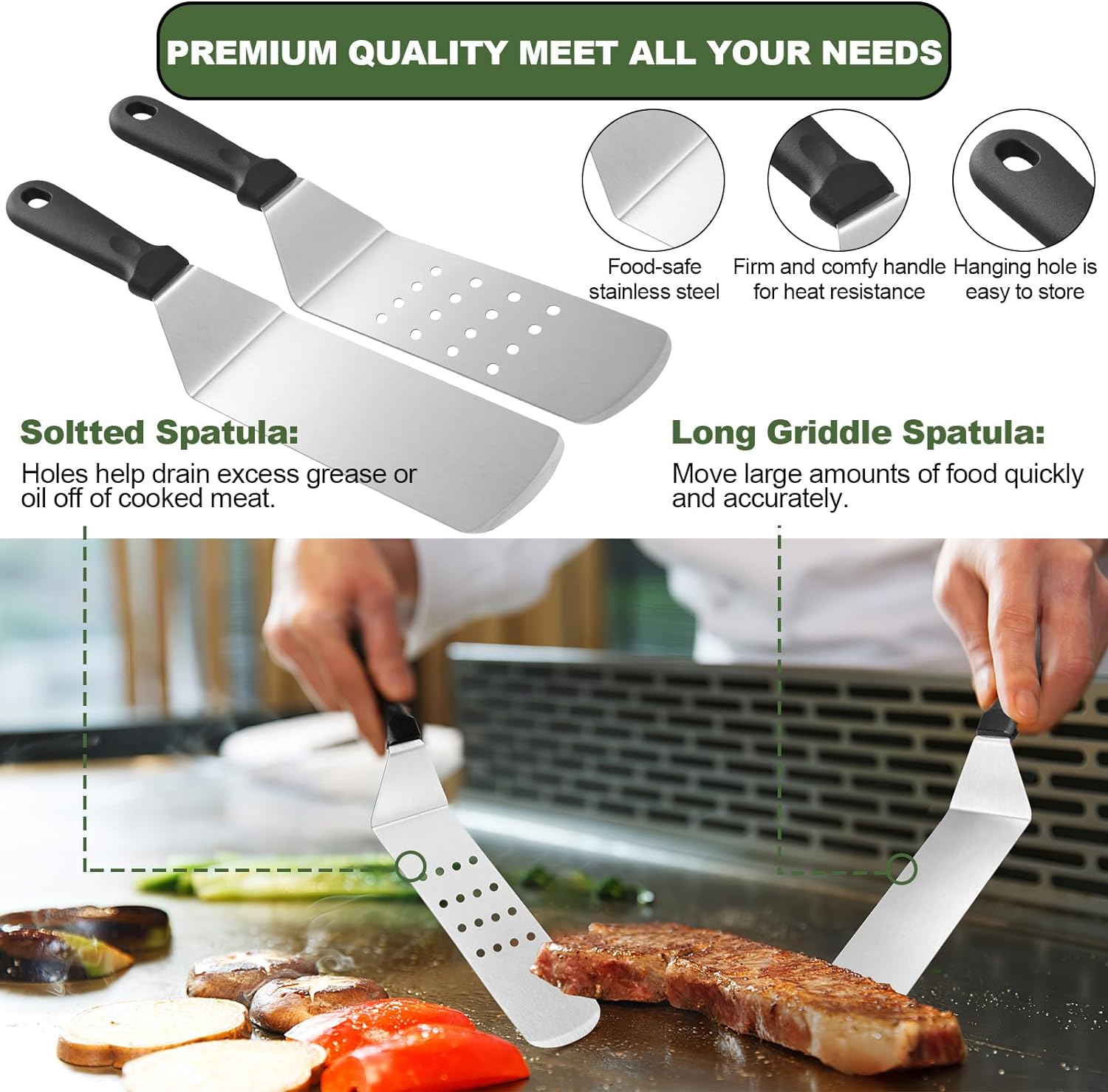 33Pcs Flat Top Griddle Accesso - Camping Cooking Gifts recension och pris