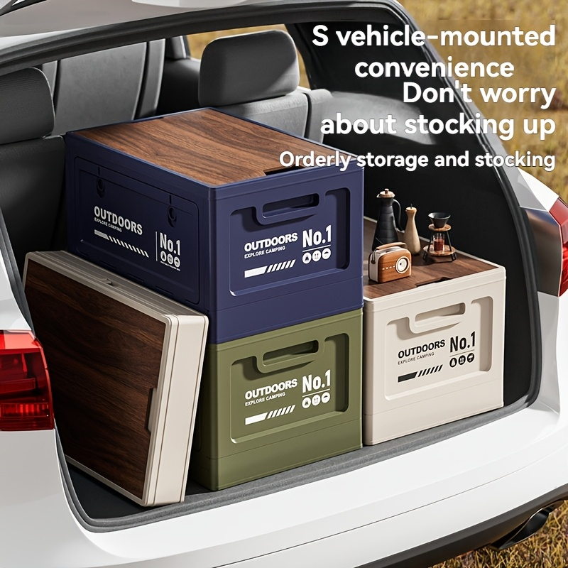 Outdoor Camping Storage Box Ca - Camping Cooking Basket recension och pris