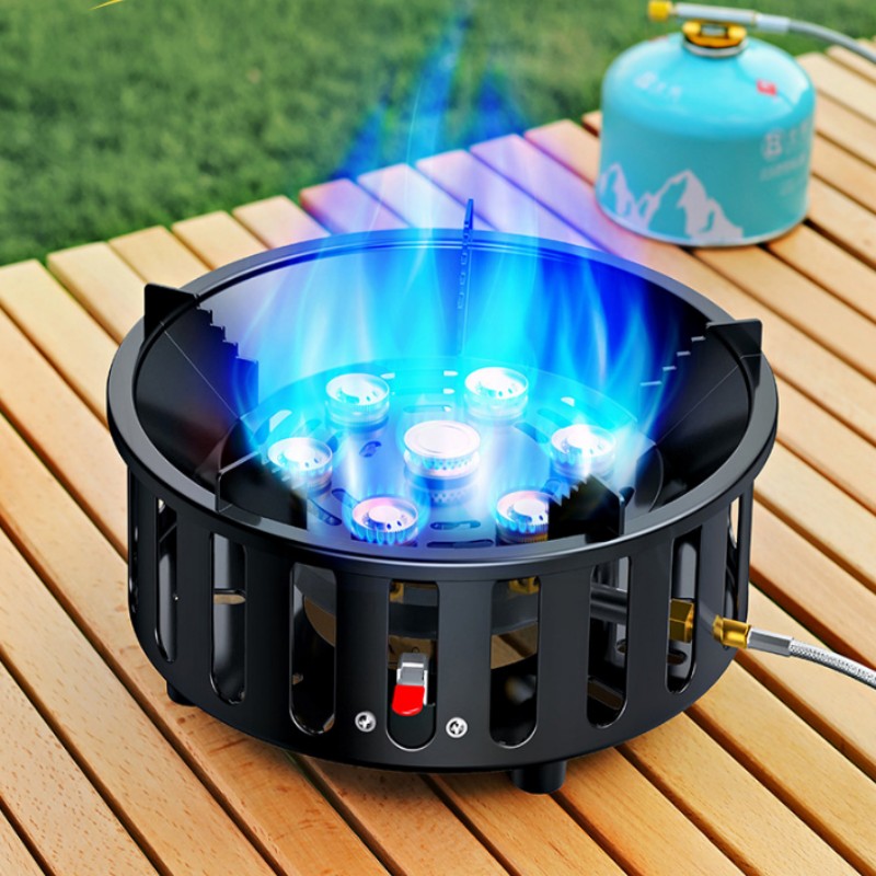 High-Power 7-Core 21000W Porta - Camping Cooking Equipment Gas recension och pris