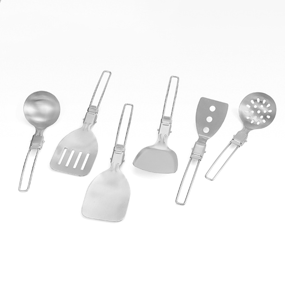 Folding Camp Cooking Utensil S - Camping Cooking Gear Set recension och pris