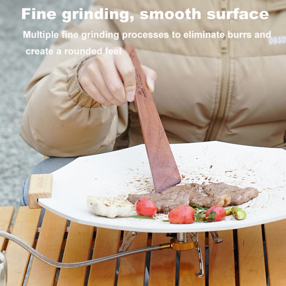 Outdoor Camping Wooden Spatula - Camping Cooking Hardware recension och pris