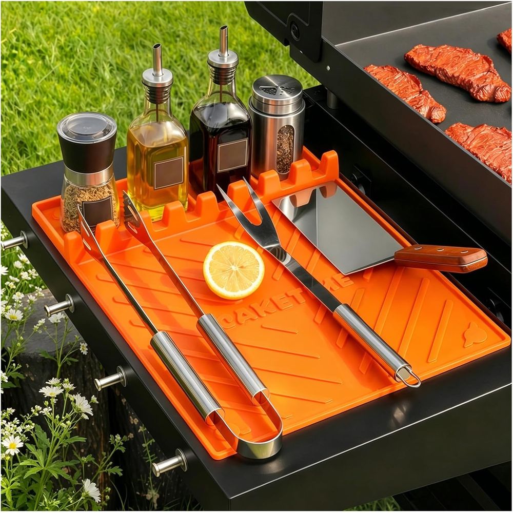 Silicone Grill Mats or Griddle - Camping Cooking Accessories recension och pris