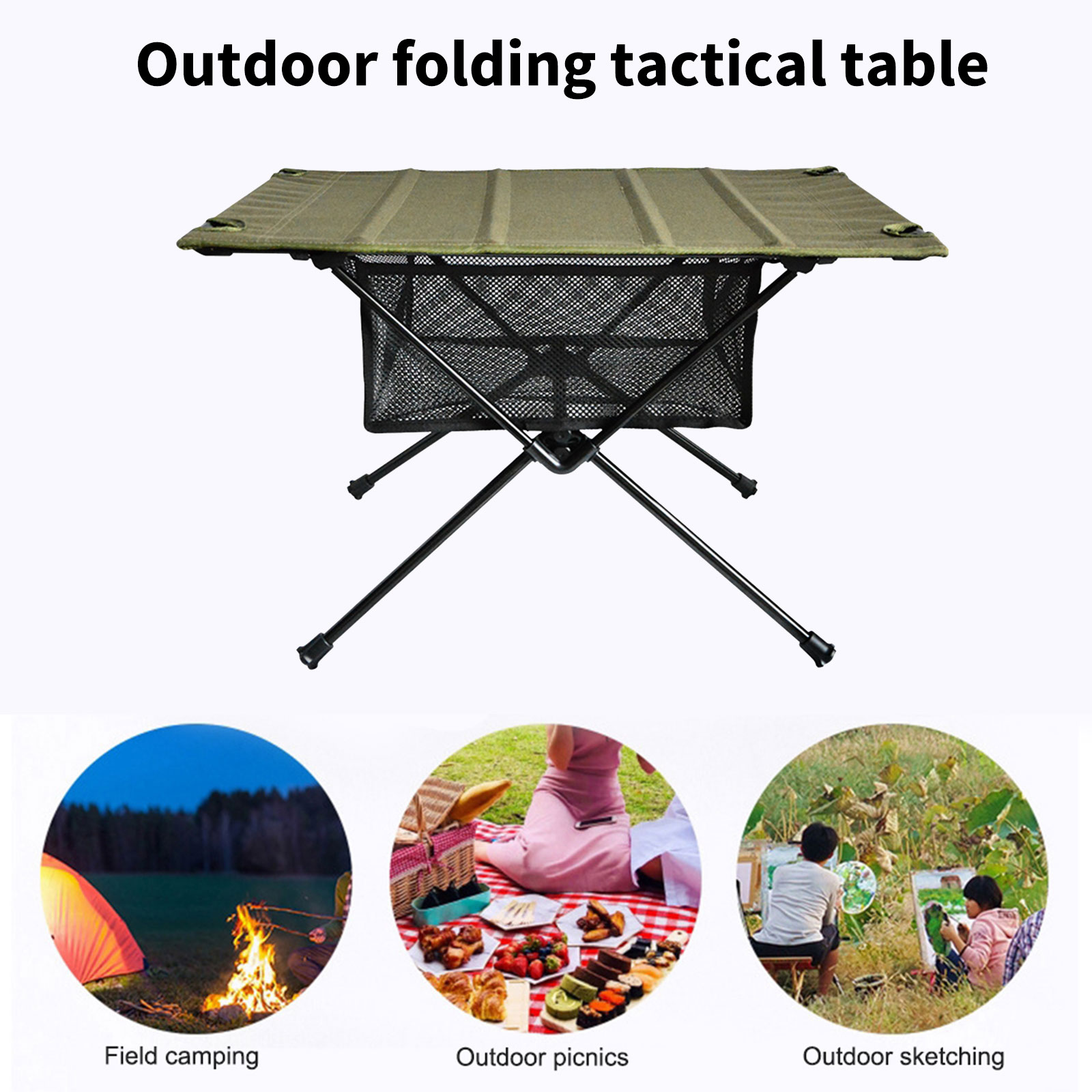Camping Foldable Table Storage - Camping Cooking Basket recension och pris