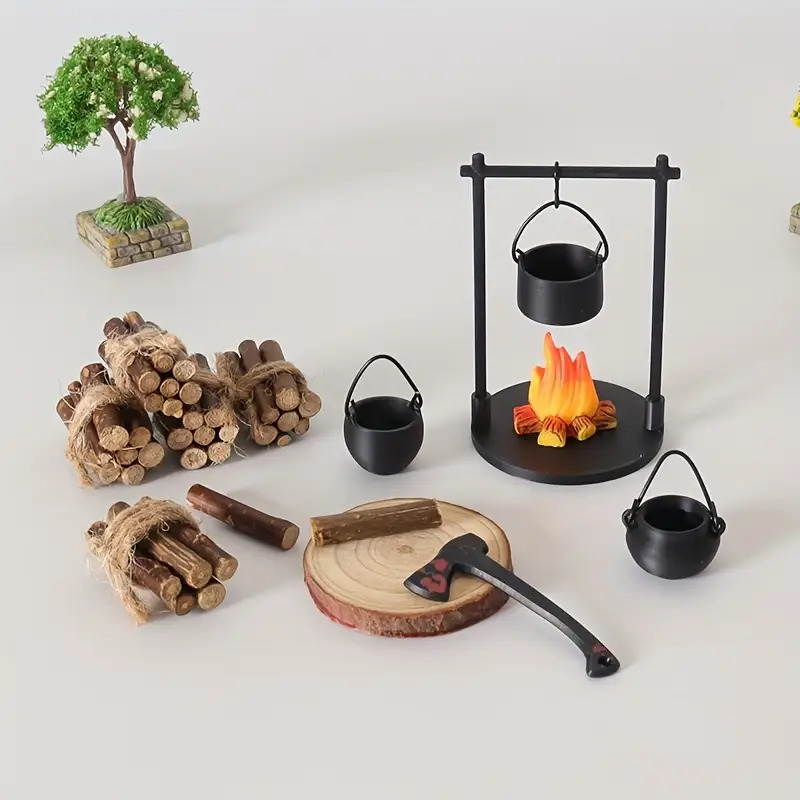 Mini Campfire Hanging Stove Po - Camping Cooking Appliances recension och pris