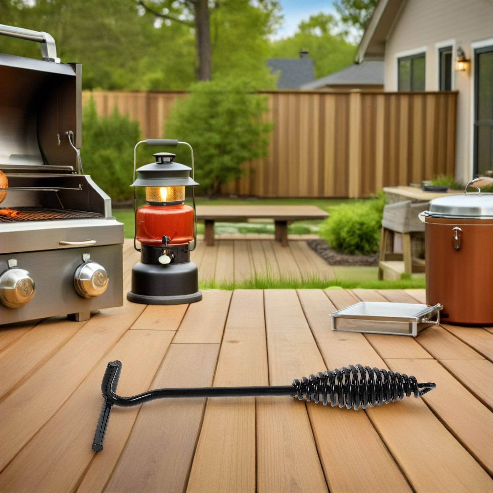 Cast Iron Dutch Oven Lid Lifte - Camping Cooking Dutch Oven recension och pris