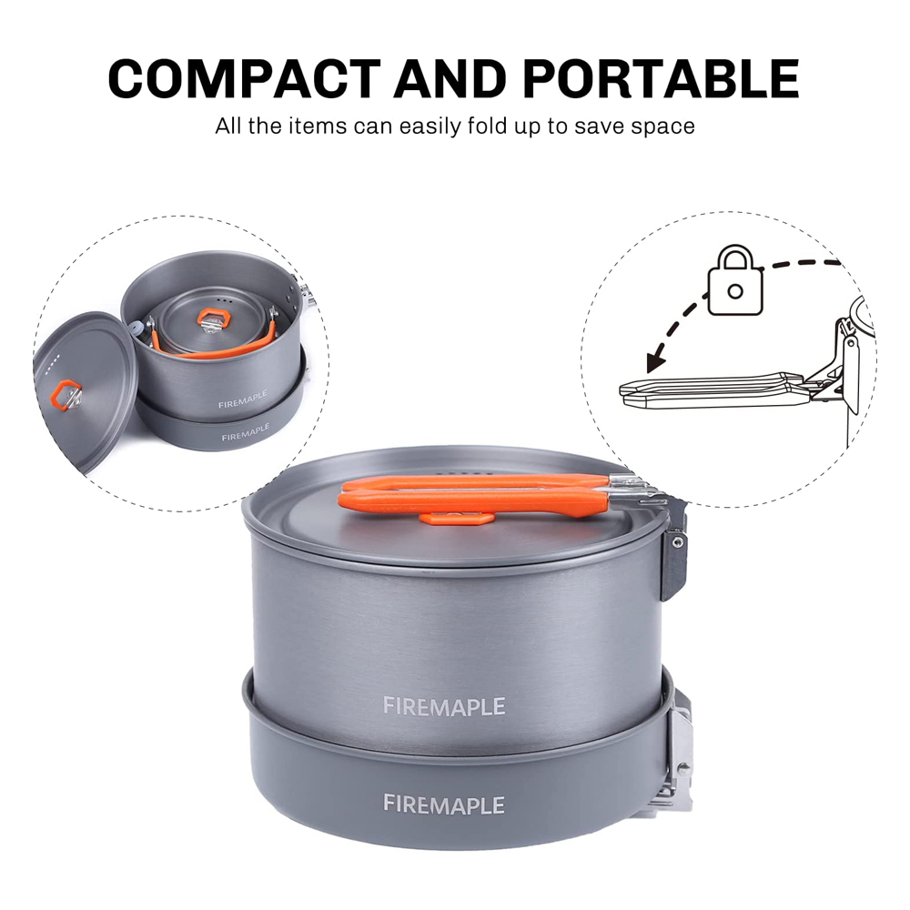 Fire Maple Camping Cookware Ut - Camping Cooking Gear Set recension och pris