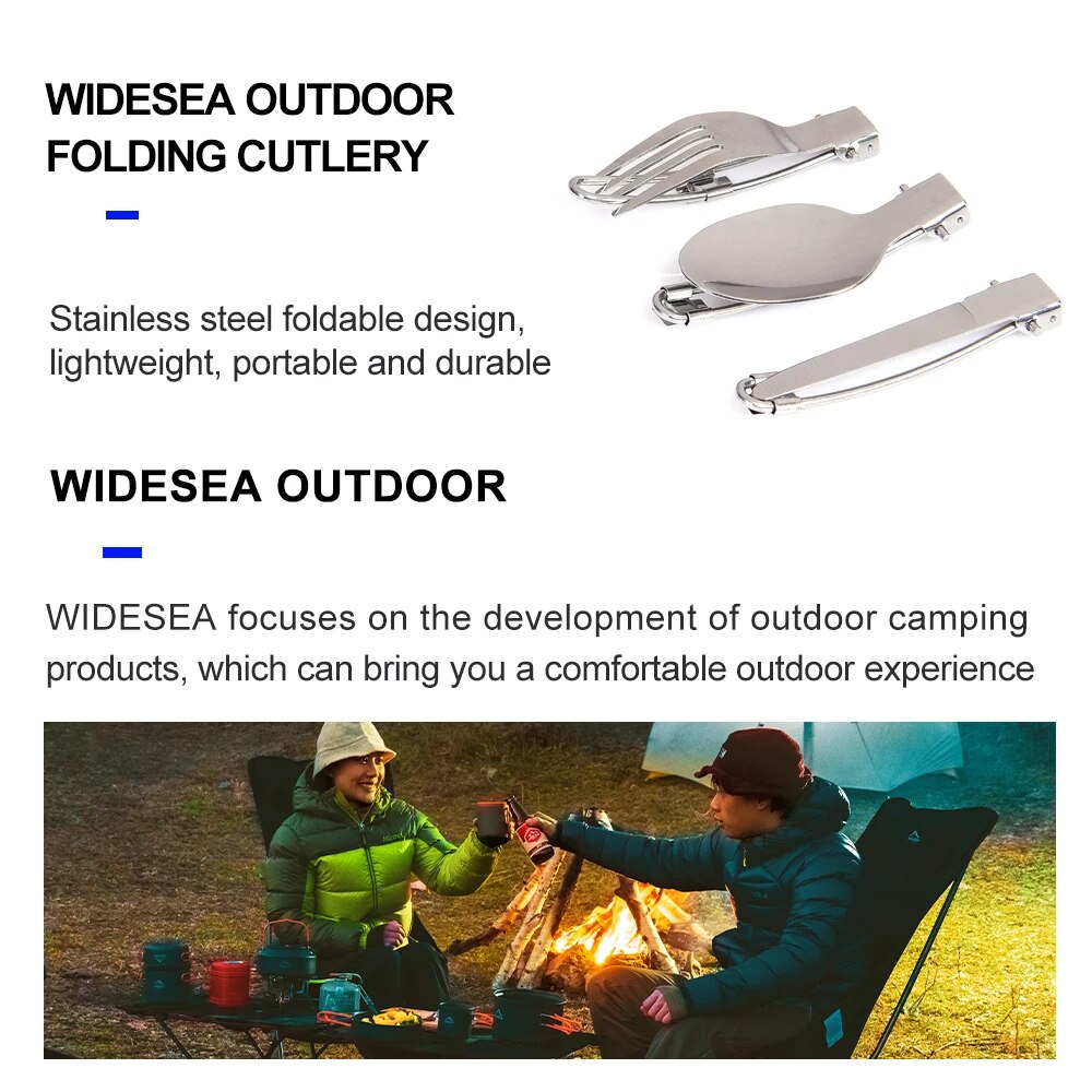 3 pcs 1 set portable outdoor c - Camping Cooking And Cutlery Set recension och pris