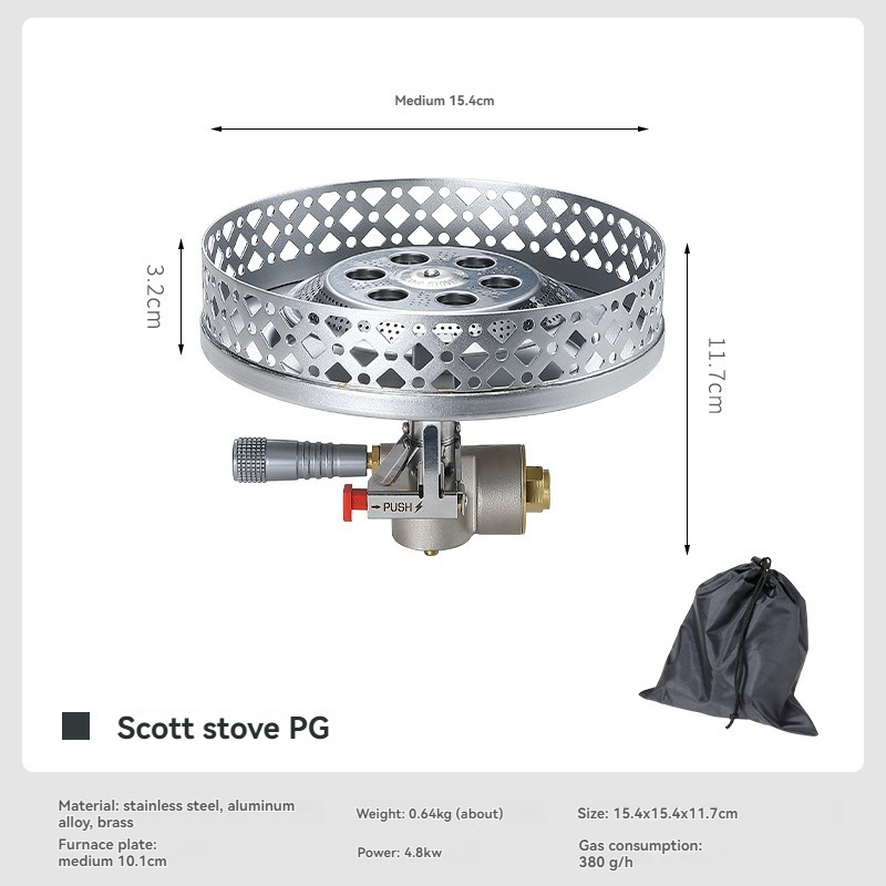 CAMPINGMOON PG-4 Scott Propane - Camping Cooking Equipment Gas recension och pris
